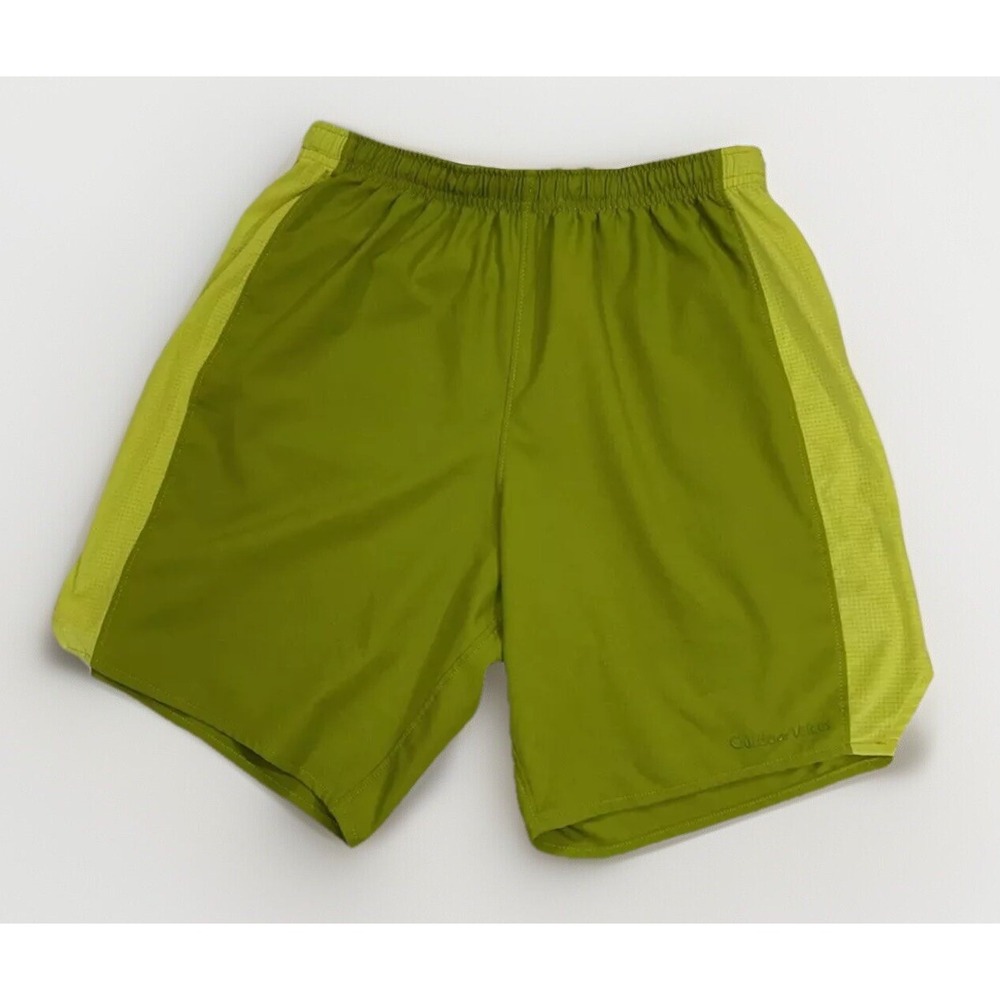 Mens Outdoor Voices Shorts Green Apple High Stride‎ Shorts Sz XS   7" Ins